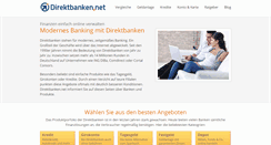 Desktop Screenshot of direktbanken.net