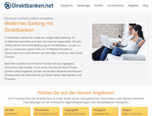 Tablet Screenshot of direktbanken.net